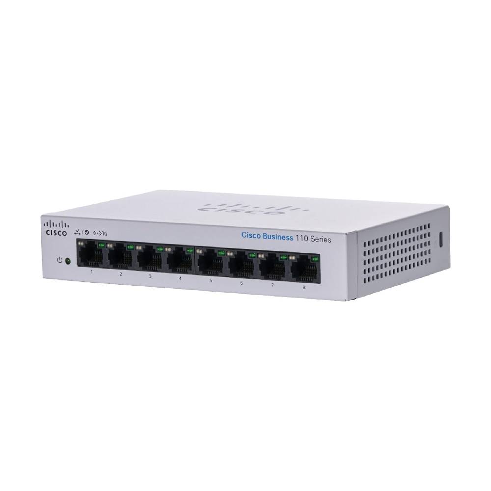 Cisco CBS110 8 - Port Unmanaged Gigabit Desktop Switch | CBS110 - 8T - D - UK - Network Warehouse