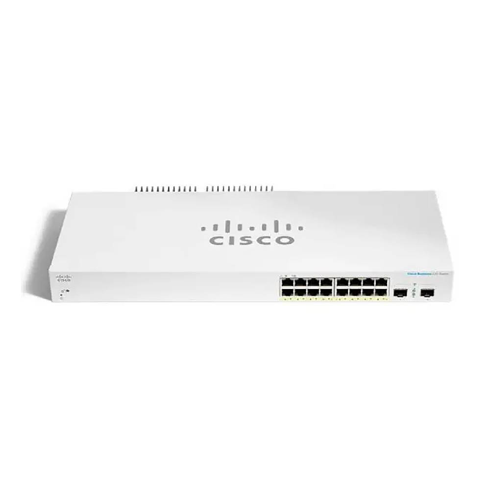 Cisco CBS220 16 - Port Smart Managed Gigabit Switch + 2 x SFP | CBS220 - 16T - 2G - UK - Network Warehouse