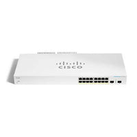 Cisco CBS220 16 - Port Smart Managed Gigabit Switch + 2 x SFP | CBS220 - 16T - 2G - UK - Network Warehouse
