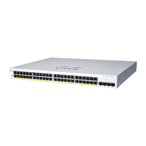 Cisco CBS220 48 - Port Smart Managed Gigabit PoE+ Switch + 4 x SFP | CBS220 - 48P - 4G - UK - Network Warehouse