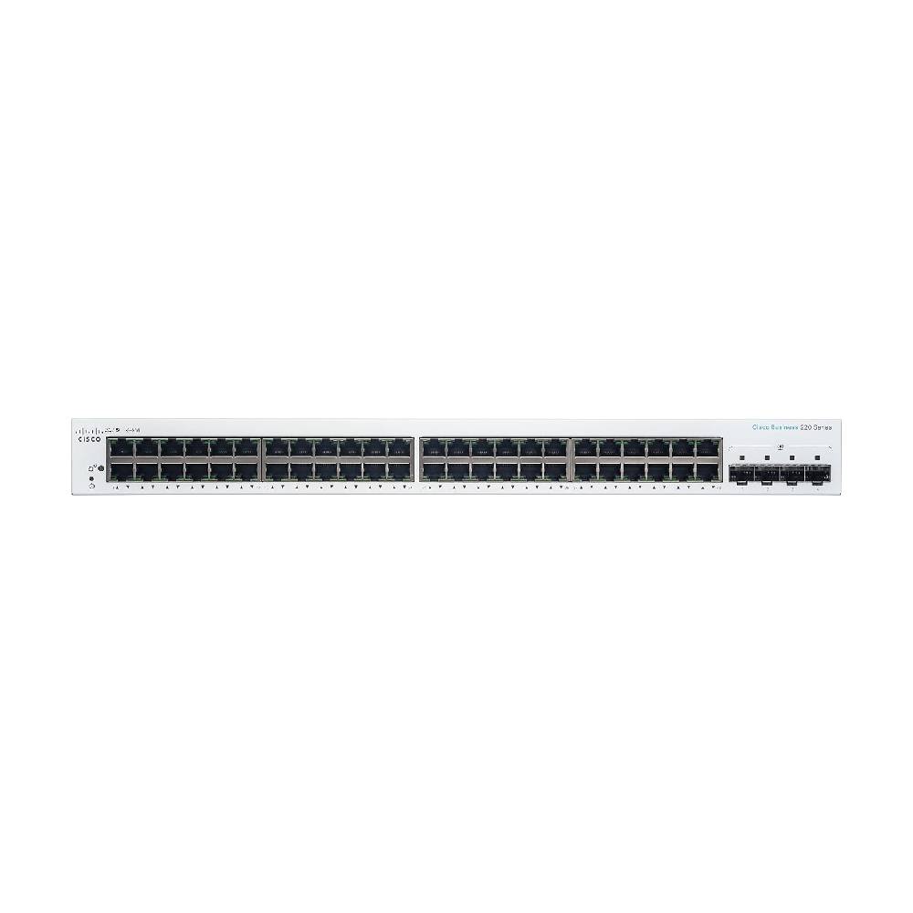 Cisco CBS220 48 - Port Smart Managed Gigabit Switch + 4 x SFP | CBS220 - 48T - 4G - UK - Network Warehouse