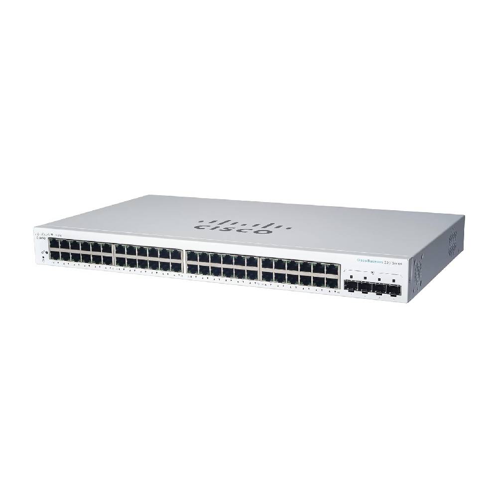 Cisco CBS220 48 - Port Smart Managed Gigabit Switch + 4 x SFP+ | CBS220 - 48T - 4X - UK - Network Warehouse