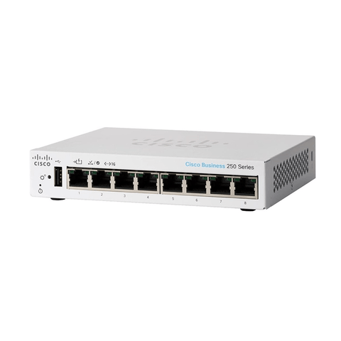 Cisco CBS250 8 - Port Smart Managed Gigabit Switch | CBS250 - 8T - D - UK - Network Warehouse