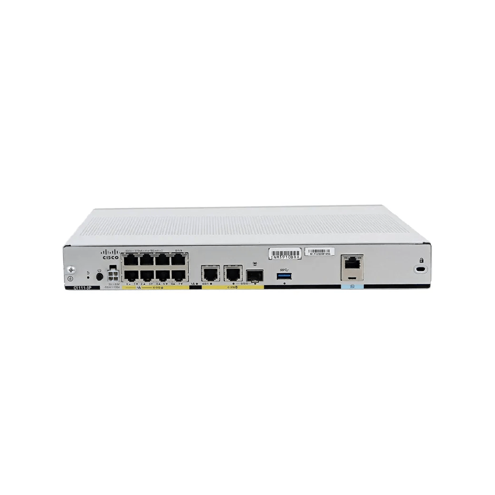 Cisco ISR 1100 8 Ports Dual GE WAN Ethernet Router w 8G Memory | C1111X - 8P - Network Warehouse