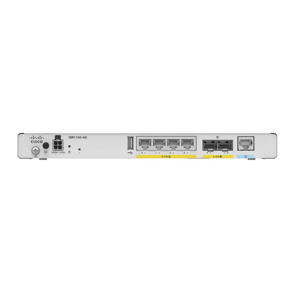 Cisco ISR1100 Router, 4 GE LAN/WAN Ports and 2 SFP ports, 4GB RAM | IS ...