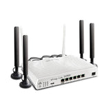 DrayTek Vigor 2865Lax - 5G VDSL router with Wi - Fi 6 AX3000 with 5G modem | V2865LAX - 5G - K - Network Warehouse