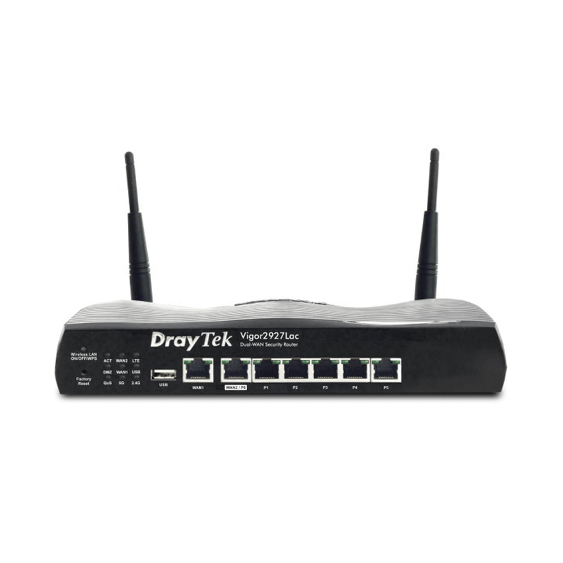 DrayTek Vigor 2927lac Dual WAN Wi-Fi 5 Router | V2927LAC-K – Network ...