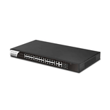 DrayTek VigorSwitch 24 - Port Gigabit PoE+ Smart Managed Switch & 4 x SFP Ports | VSP1280 - K | EOL - Network Warehouse