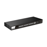 DrayTek VigorSwitch 24 - Port Gigabit Smart Managed Switch & 4 x SFP Ports | VSG1280 - K | EOL - Network Warehouse