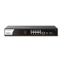 DrayTek VigorSwitch P2100 8 Port Gigabit PoE+ Switch + 2 x SFP | VSP2100 - K - Network Warehouse
