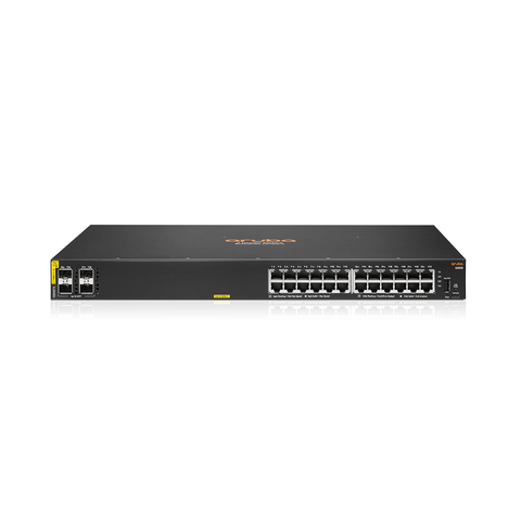 HPE Aruba CX 6000 24G Class4 PoE 4SFP 370W Switch | R8N87A - Network Warehouse