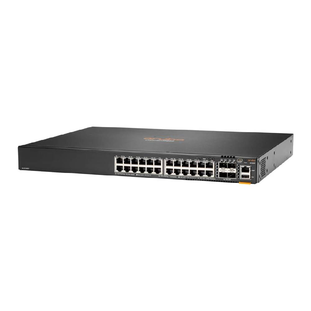 HPE Aruba CX 6200F 24G Class4 PoE 4SFP+ 370W Switch | JL725A - Network Warehouse