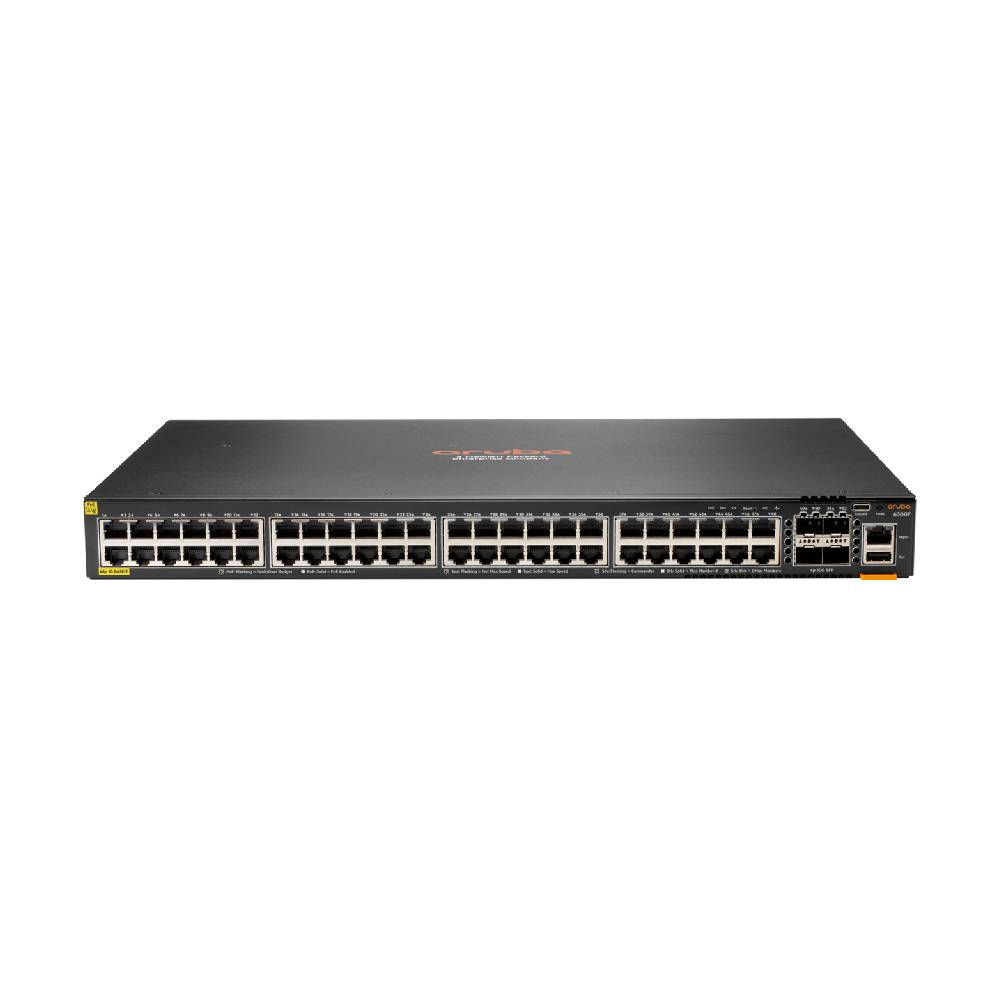 HPE Aruba CX 6300F 48 - port 1GbE Class 4 PoE and 4 - port SFP56 Switch | JL665A - Network Warehouse