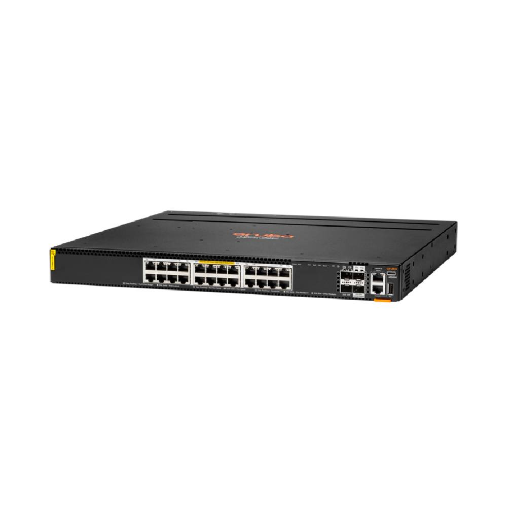 HPE Aruba CX 6300M 24p HPE Smart Rate 1G/2.5G/5G/10G Class6 PoE and 2p 50G and 2p 25G Switch | R8S89A - Network Warehouse