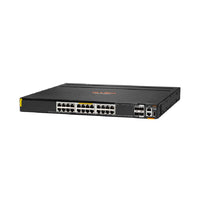 HPE Aruba CX 6300M 24p HPE Smart Rate 1G/2.5G/5G/10G Class6 PoE and 2p 50G and 2p 25G Switch | R8S89A - Network Warehouse