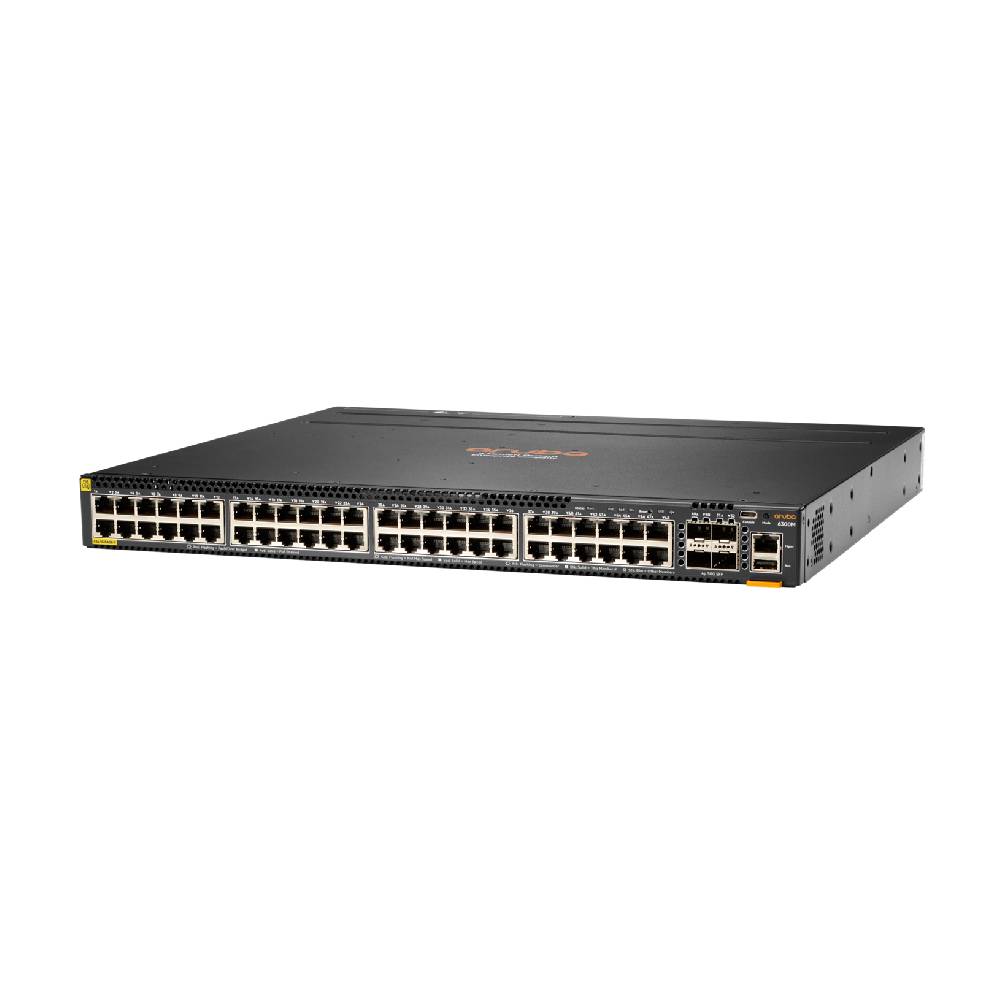 HPE Aruba CX 6300M 48 - port 1GbE Class 4 PoE and 4 - port SFP56 Switch | JL661A - Network Warehouse