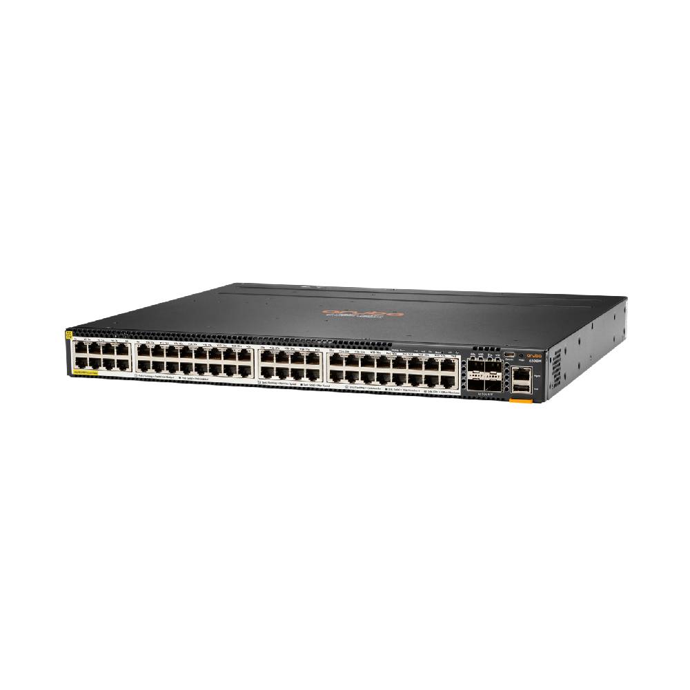 HPE Aruba CX 6300M 48 - port HPE Smart Rate 1/2.5/5GbE Class 6 PoE and 4 - port SFP56 Switch | JL659A - Network Warehouse