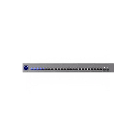 Ubiquiti ECS - 24 - PoE UniFi Enterprise 24 - Port L3 Managed 10GbE PoE+++ Access Switch w/ 2 x 25G SFP28 Ports (1050W)| ECS - 24 - POE - Network Warehouse