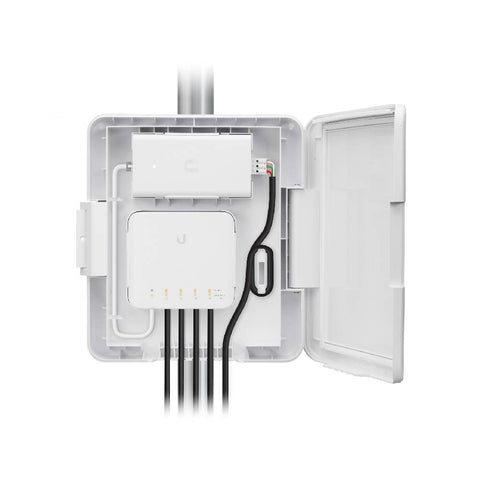 Ubiquiti UniFi Outdoor Weatherproof Enclosure | USW - FLEX - UTILITY - Network Warehouse