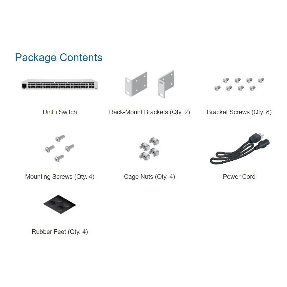 Ubiquiti UniFi Pro 48 - Port Switch | USW - PRO - 48 - Network Warehouse