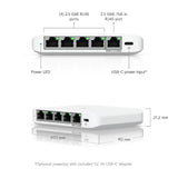 Ubiquiti USW - Flex - 2.5G 5 - Port Managed 2.5GbE Access Switch | USW - FLEX - 2.5G - 5 - Network Warehouse